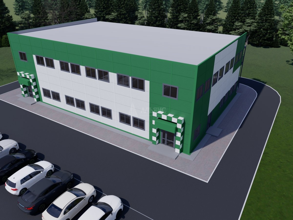 3D визуализация Магазин из сэндвич панелей - фото 5