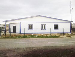  Магазин-склад на 560 кв.м. из сэндвич-панелей, построенная компанией Альянс -  Магазин-склад на 560 кв.м., с.Усть-Цильма, республика Коми