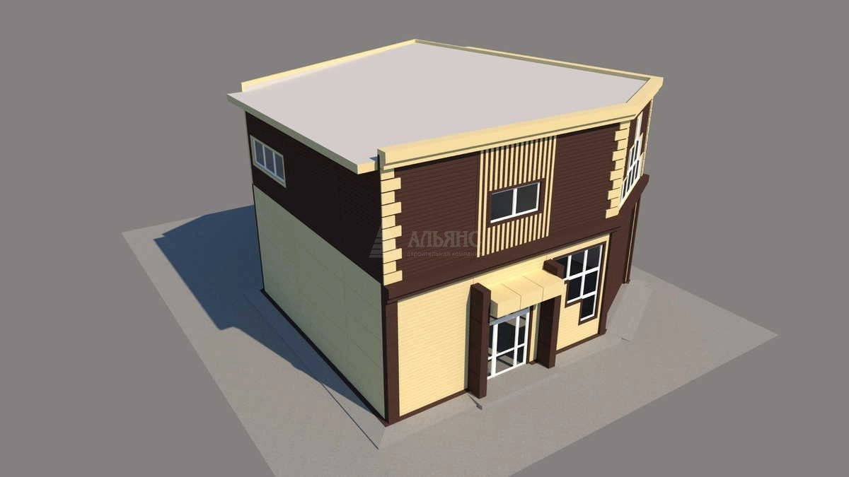 3D визуализация Склад-ангар из сэндвич-панелей - фото 15